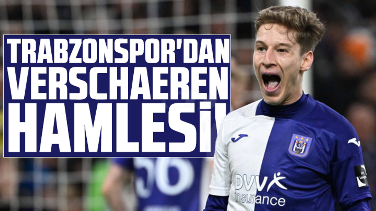 Trabzonspor'dan Yari Verschaeren hamlesi!