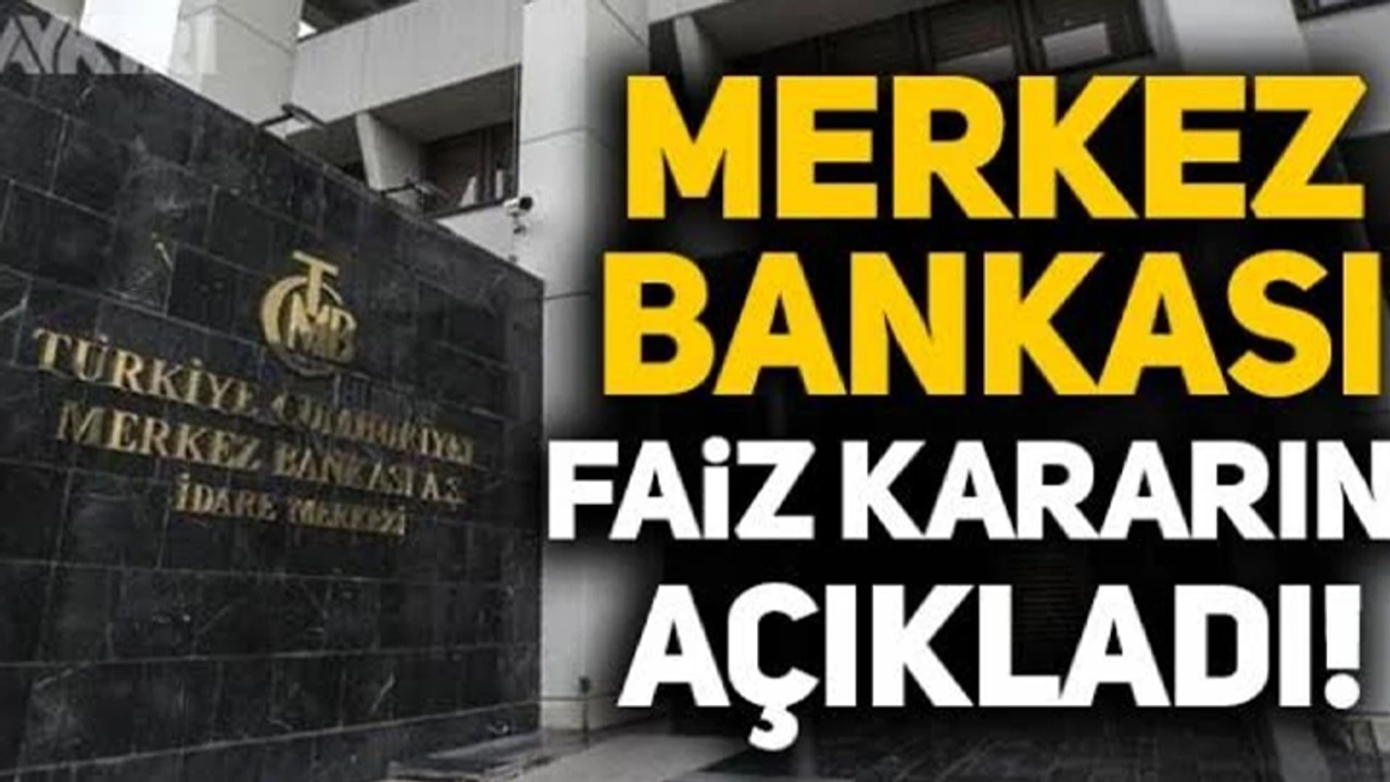 TCMB'den son dakika faiz kararı! İndirim kaç puan oldu?