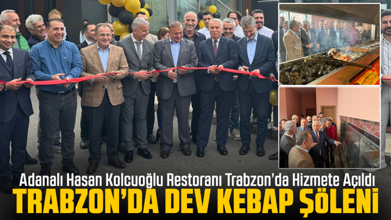 Trabzon’da Dev Kebap Şöleni