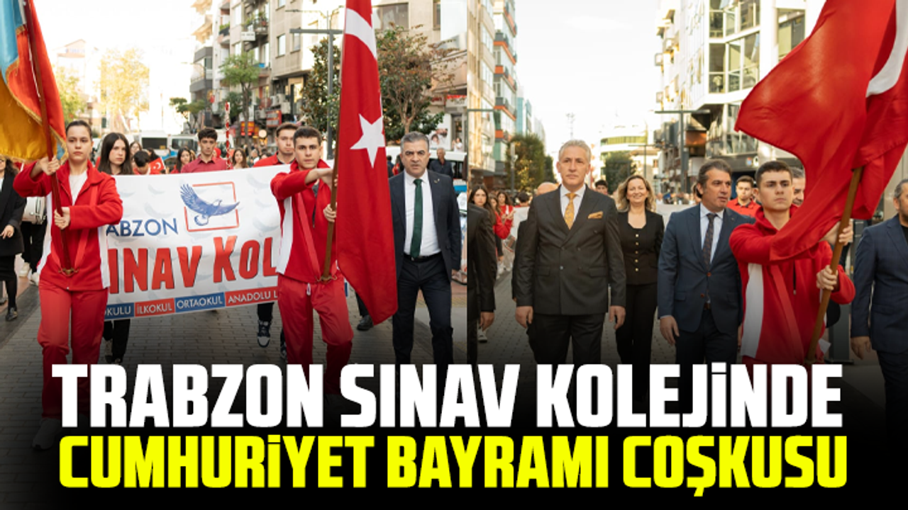 Trabzon Sınav Kolejinde Cumhuriyet Bayramı Coşkusu