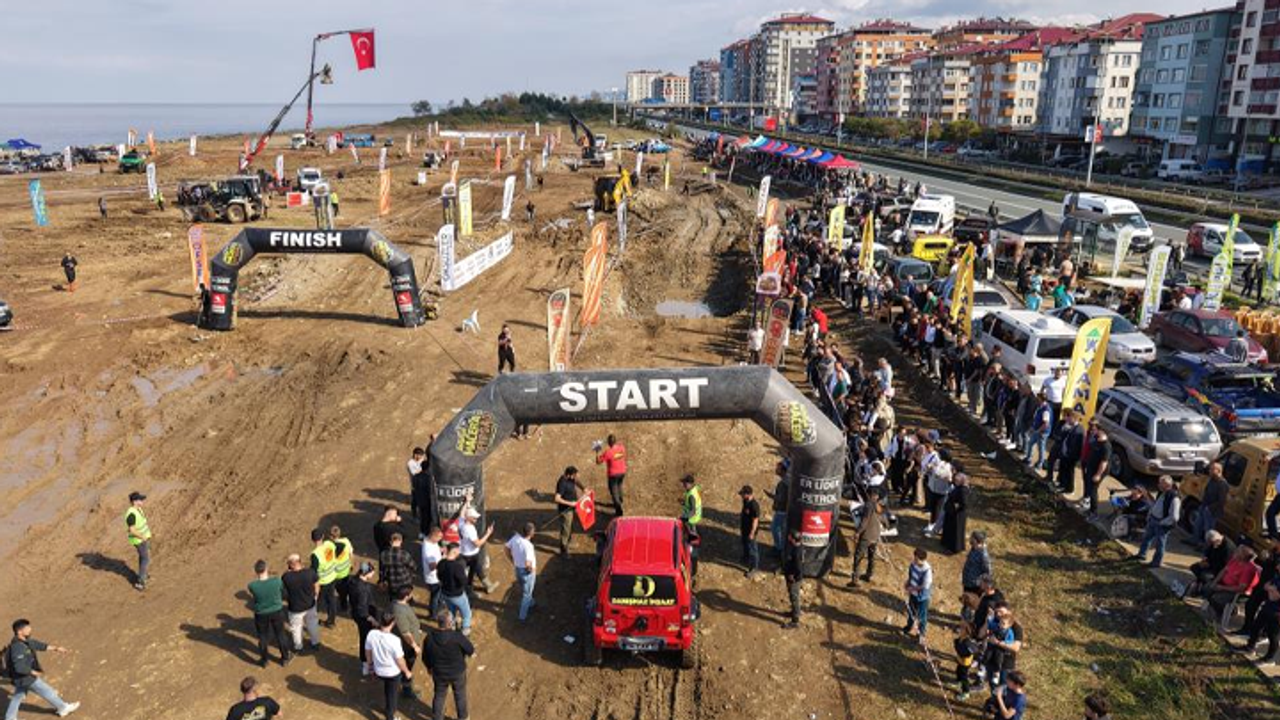 Trabzon'da Off-Road yarışları nefesleri kesti