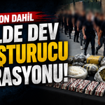 Trabzon dahil 71 ilde dev uyuşturucu operasyonu
