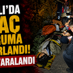 Araklı’da araç uçuruma yuvarlandı! 8 kişi yaralandı