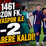 KCT 1461 Trabzon FK, Amasyaspor FK ile 2-2 berabere kaldı