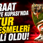 Ziraat Türkiye Kupası’nda 1. tur eşleşmeleri belli oldu!