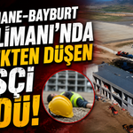 Gümüşhane-Bayburt Havalimanı'nda yüksekten düşen işçi öldü