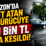 Trabzon’da drift atan iki sürücüye 281 bin TL ceza kesildi