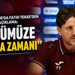Trabzonspor’da Fatih Tekke’den açıklama: “Önümüze bakma zamanı”
