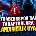 Trabzonspor’dan taraftarlara dolandırıcılık uyarısı!
