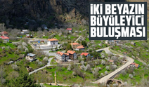 Gümüşhane'de iki beyazın büyüleyici buluşması