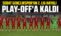 Sebat Gençlikspor'un 2. Lig hayali Play-Off'a kaldı