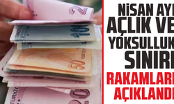 Nisan ayı açlık ve yoksulluk sınırı rakamları açıklandı