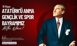 19 Mayıs Atatürk'ü Anma Gençlik ve Spor Bayramınız kutlu olsun.