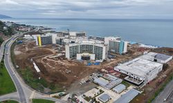 Trabzon Şehir Hastanesi inşaatının yüzde 75'i tamamlandı