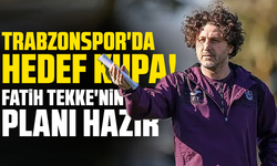 Trabzonspor'da hedef kupa! Fatih Tekke'nin planı hazır