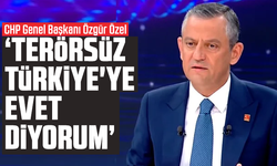 Özgür Özel  "Terörsüz Türkiye'ye evet diyorum"