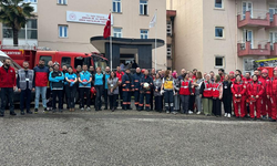 Giresun'da hastanede gerçeği aratmayan tatbikat