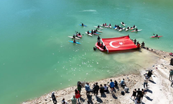 Yusufeli Barajı'nda kano ve rafting coşkusu