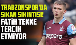 Trabzonspor’da Sikan sıkıntısı! Fatih Tekke tercih etmiyor