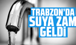Trabzon'da suya zam geldi