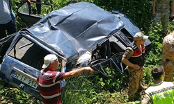 Ordu’da otomobil 200 metrelik uçuruma yuvarlandı: 1 yaralı