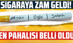 Sigaraya zam geldi! En pahalısı belli oldu