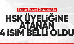 Hakimler ve Savcılar Kurulu'na 4 yeni üye atandı