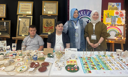Rize'de kursiyerlerin el emekleri görücüye çıktı