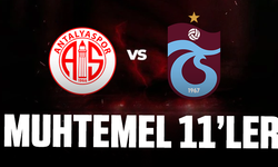 Antalyaspor - Trabzonspor: Muhtemel 11'ler