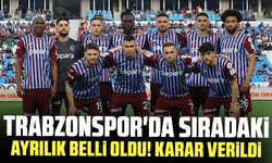 Trabzonspor'da sıradaki ayrılık belli oldu! Karar verildi...