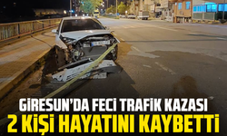 Giresun’da trafik kazası: 2 ölü, 3 yaralı