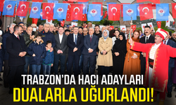 Trabzon’da hacı adayları dualarla uğurlandı!