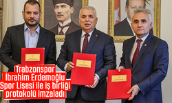 Trabzonspor İbrahim Erdemoğlu Spor Lisesi ile iş birliği protokolü imzaladı