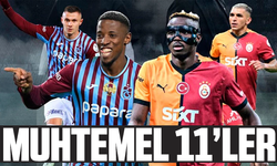 Trabzonspor - Galatasaray muhtemel 11!ler