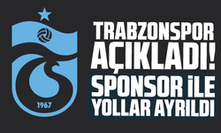 Trabzonspor açıkladı! Sponsor ile yollar ayrıldı
