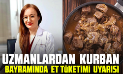 Uzmanlardan Kurban  Bayramında et tüketimi  uyarısı