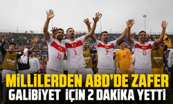 Millilerden ABD’de zafer: Galibiyet için 2 dakika yetti