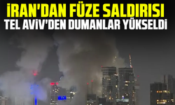 İran'dan füze saldırısı: Tel Aviv'den dumanlar yükseldi