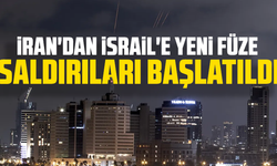 İran'dan İsrail'e yeni füze saldırıları başlatıldı