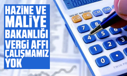 Hazine ve Maliye Bakanlığı: Vergi affı çalışmamız yok