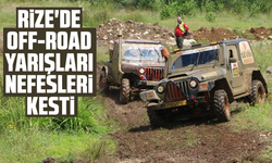 Rize'de Off-Road yarışları nefesleri kesti