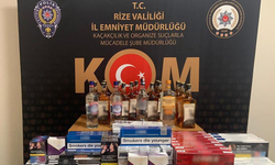 Rize’de kaçakçılık operasyonu