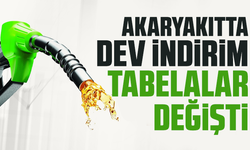Akaryakıtta dev indirim: Tabelalar değişti