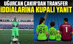 Uğurcan Çakır'dan transfer iddialarına şampiyonluk kupalı yanıt