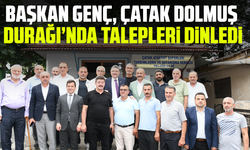 Başkan Genç, Çatak Dolmuş Durağı’nda talepleri dinledi