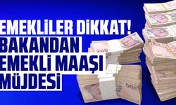 Emekliler dikkat! Bakandan emekli maaşı müjdesi geldi