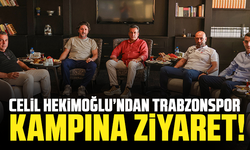 Celil Hekimoğlu’ndan Trabzonspor kampına ziyaret!