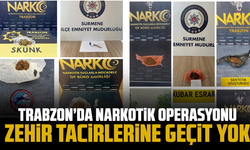 Trabzon’da Narkotik Operasyonu: Zehir Tacirlerine Geçit Yok