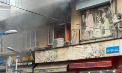 Rize’de korkutan depo yangını