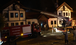 Gümüşhane’de otelde çıkan yangın paniğe neden oldu